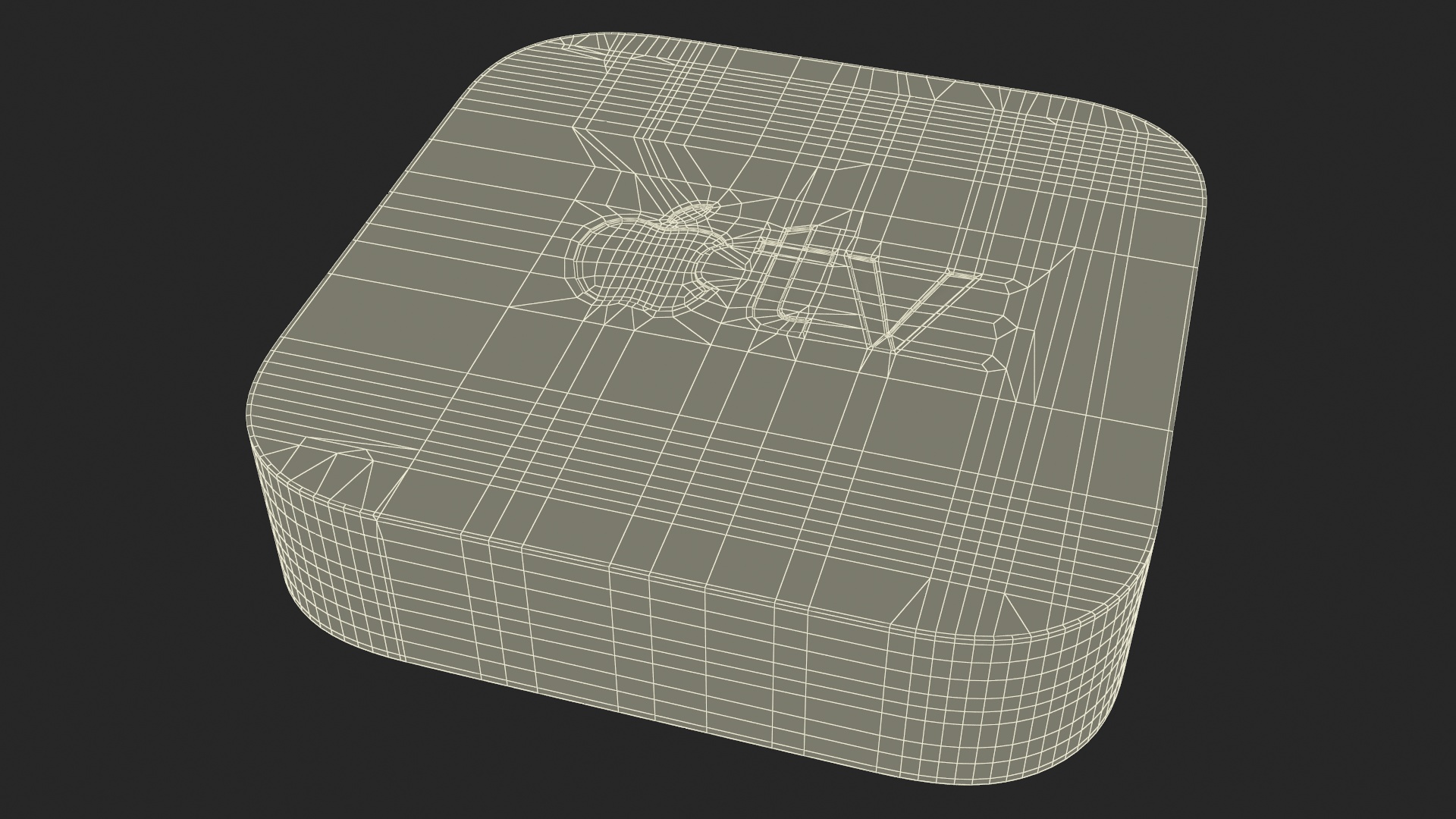 Apple TV Digital Media Player 3D model