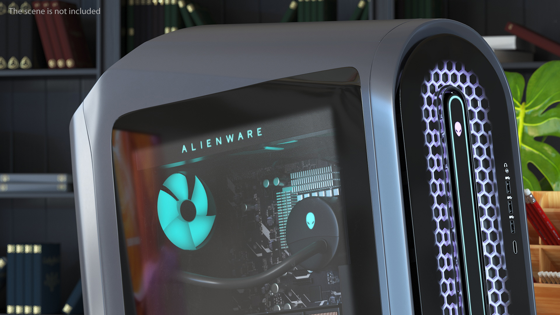 Gaming Desktop Alienware Aurora Black 3D