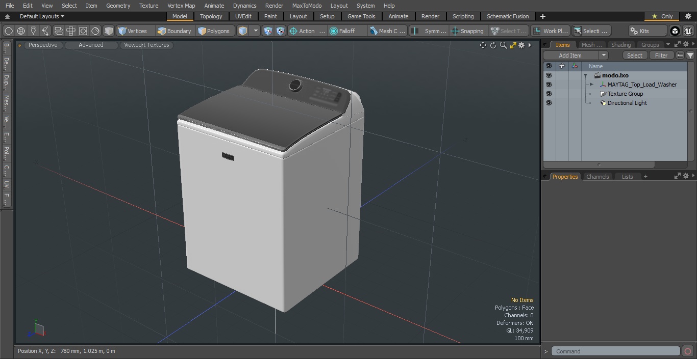 MAYTAG Top Load Washer 3D