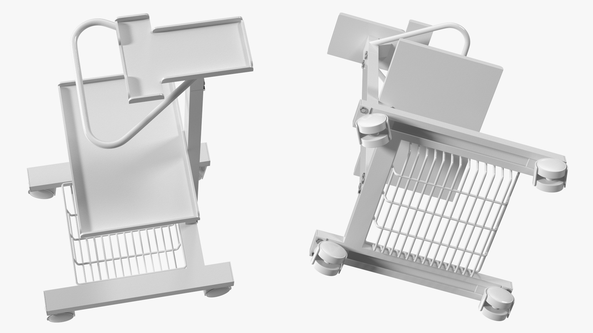 Medical Cart on Wheels 3D