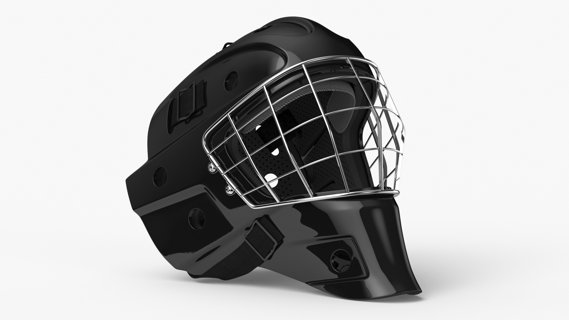 Ice Hockey Goalie Helmet 3D model