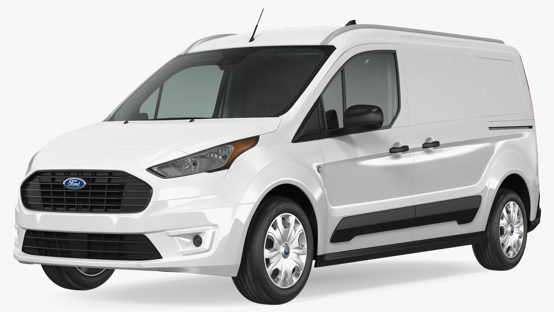 3D Ford Transit Connect Tailgate Simple Interior White