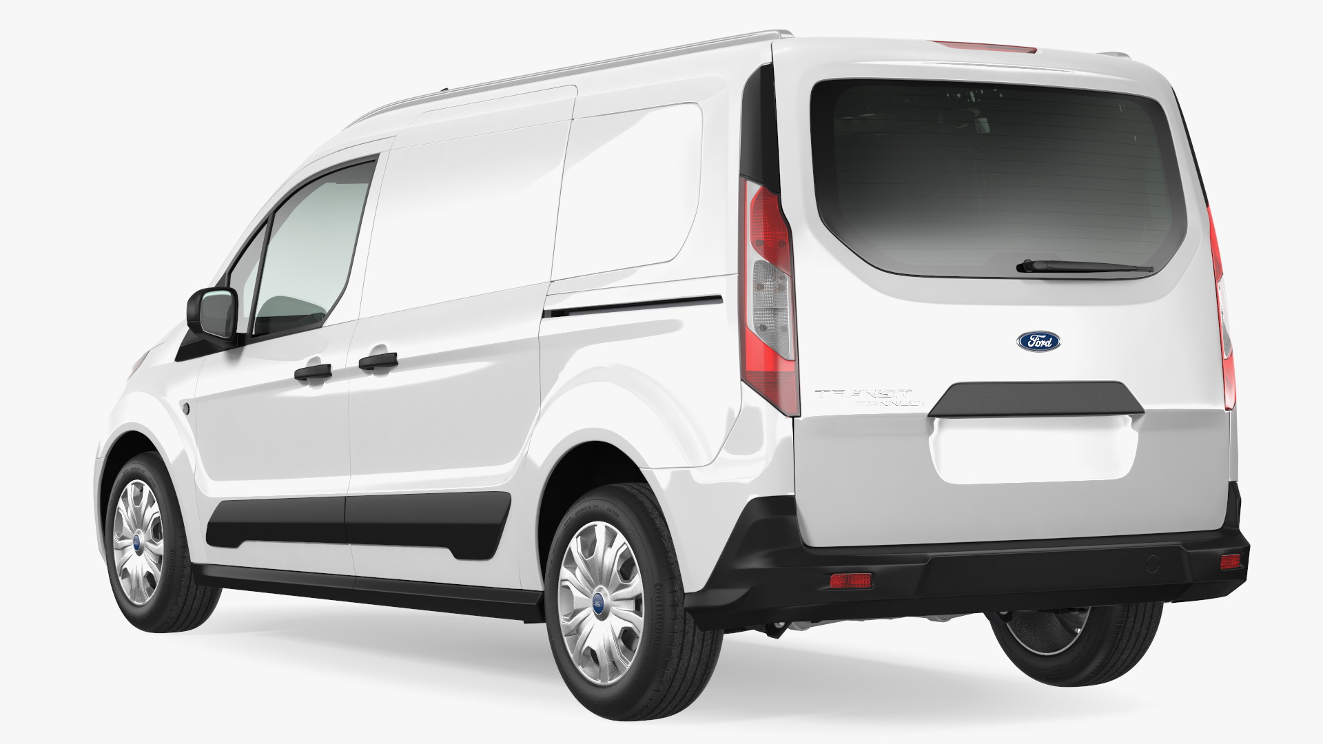 3D Ford Transit Connect Tailgate Simple Interior White