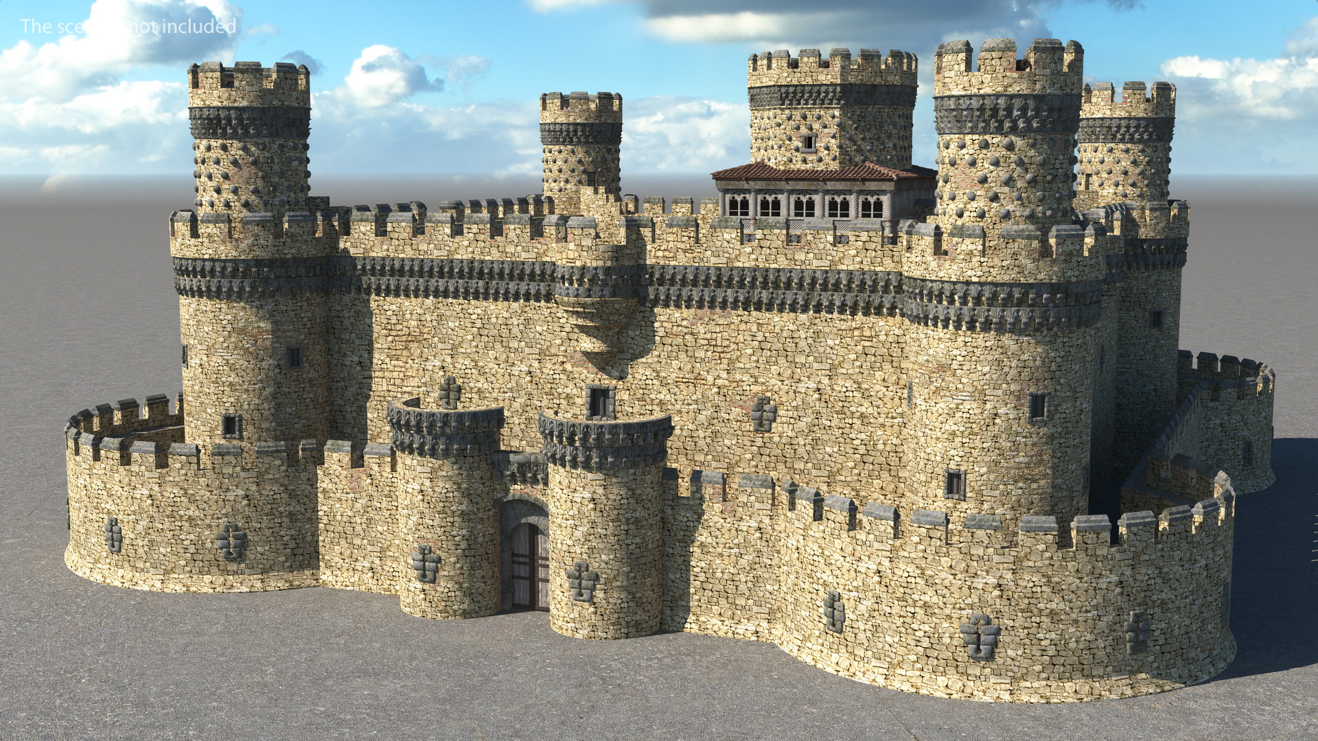 3D model Medieval Castle