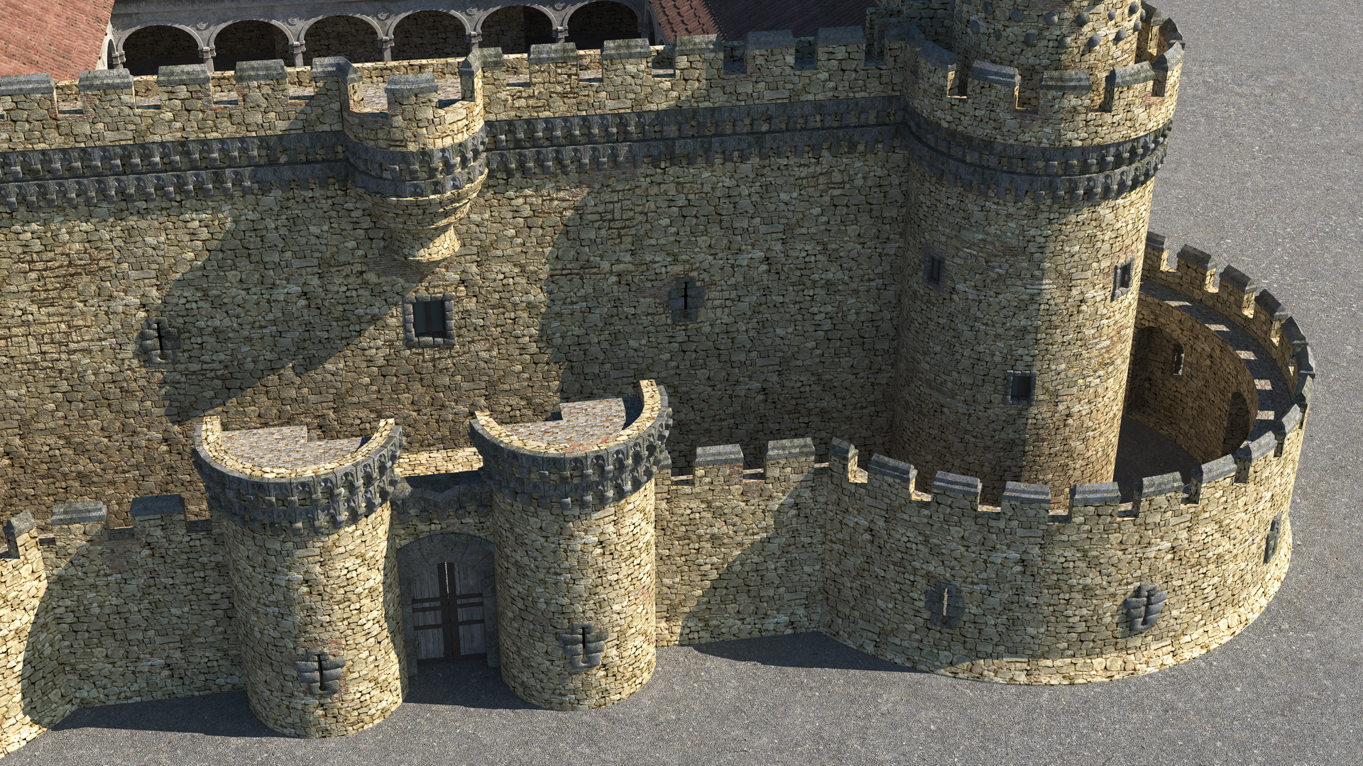 3D model Medieval Castle