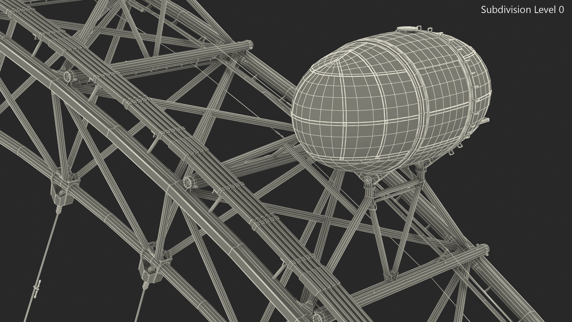 Observation Ferris Wheel 3D model