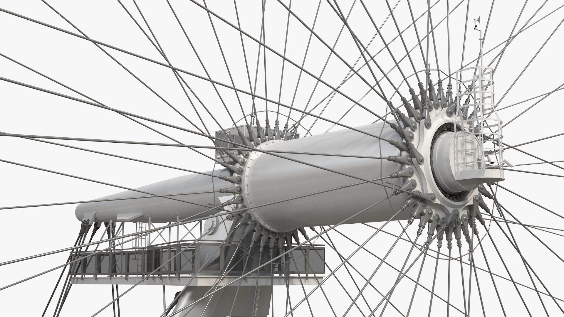 Observation Ferris Wheel 3D model