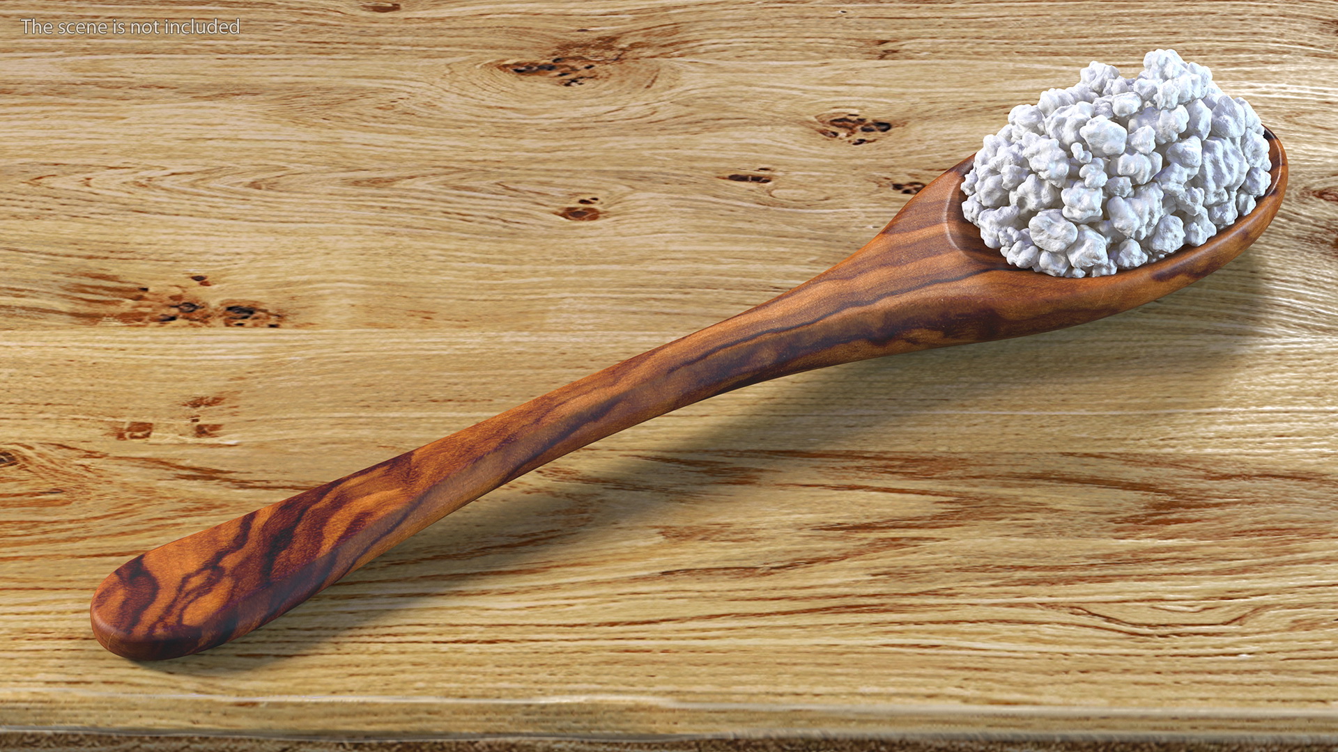 3D model Cottage Cheese Wood Spoon