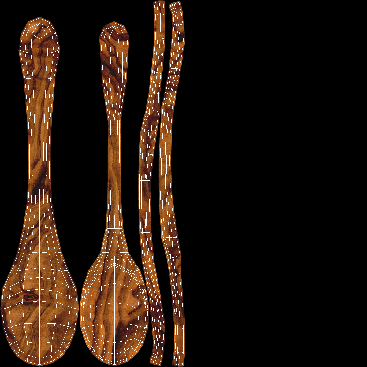 3D model Cottage Cheese Wood Spoon