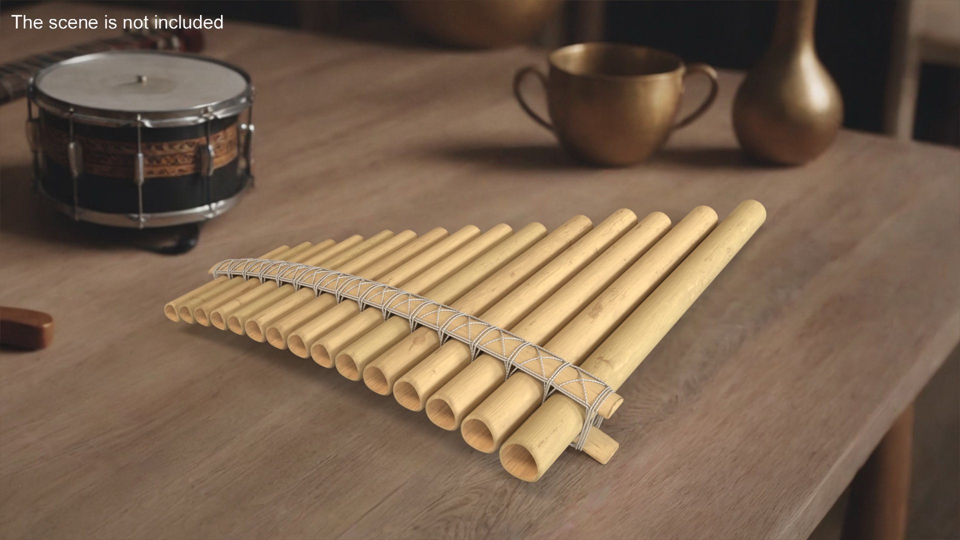 3D model Pan Flute Instrument