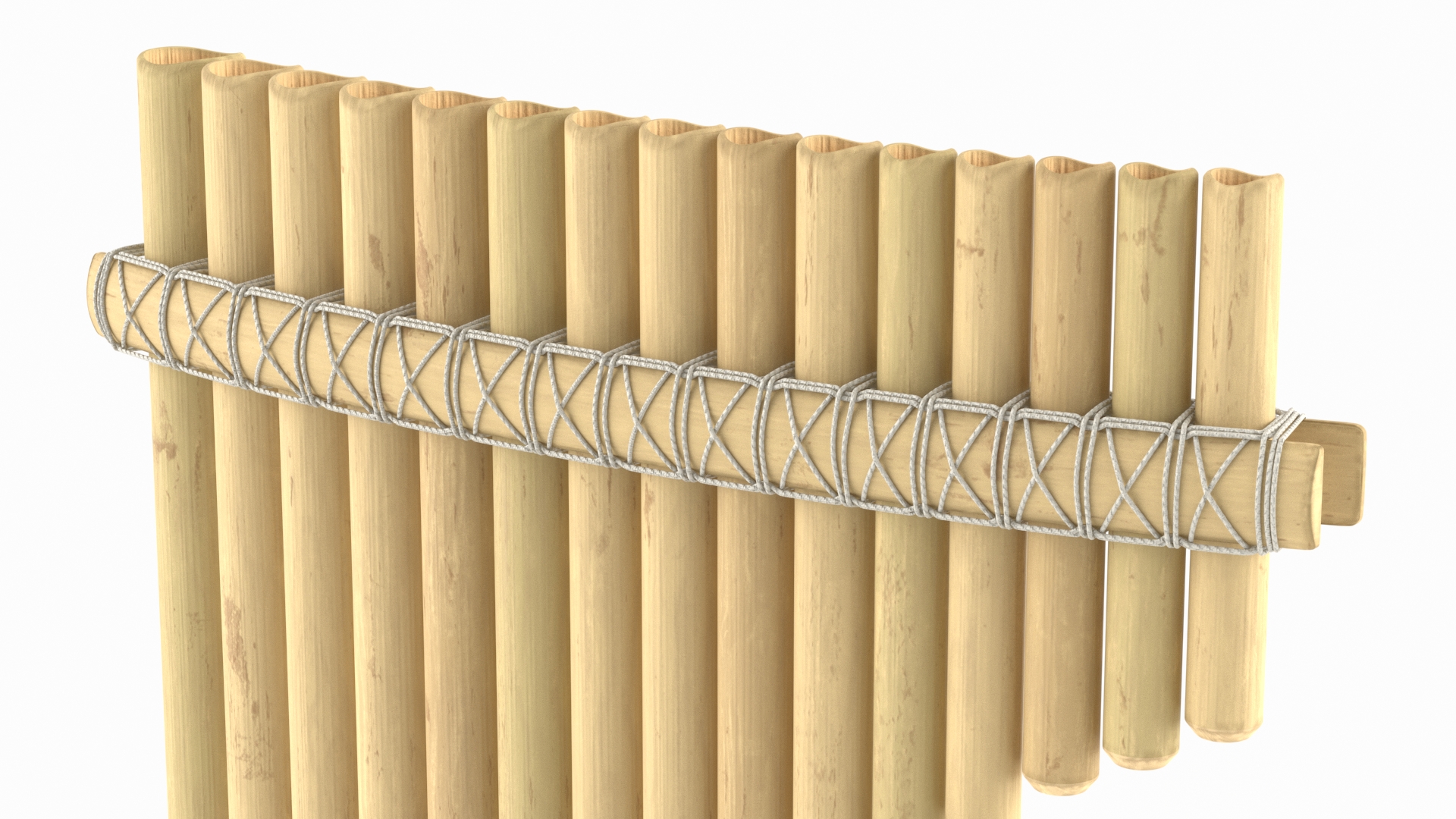 3D model Pan Flute Instrument