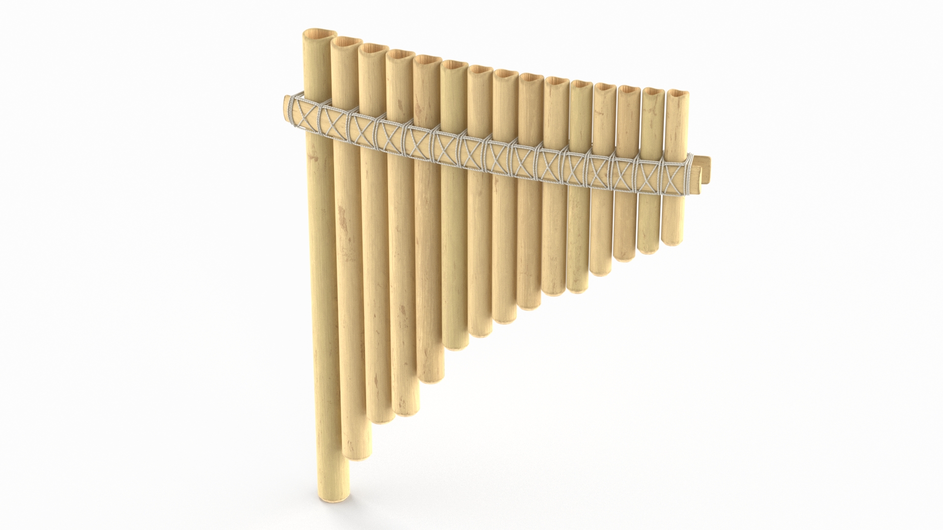 3D model Pan Flute Instrument