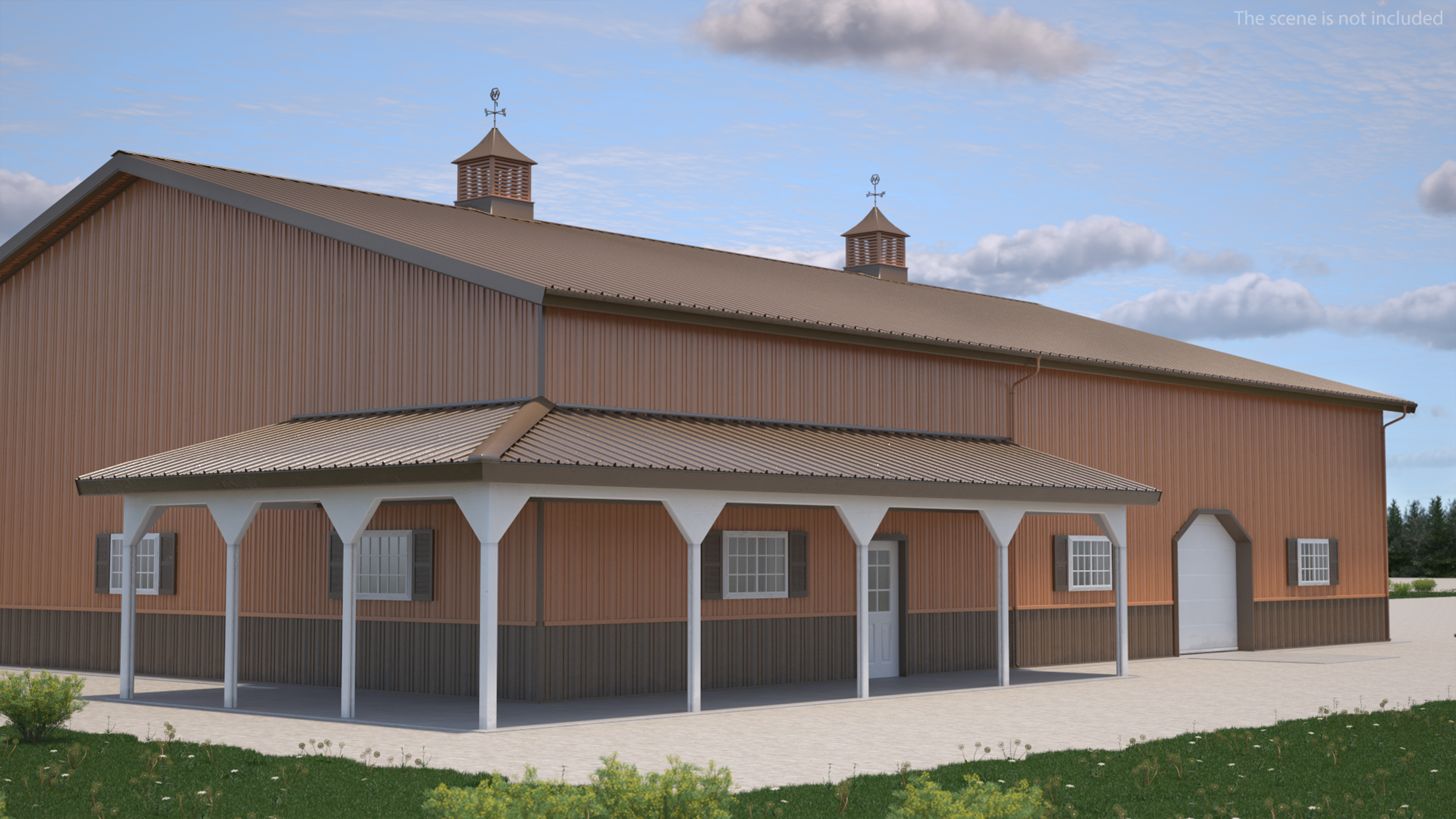 Personal Airplane Hangar 3D model