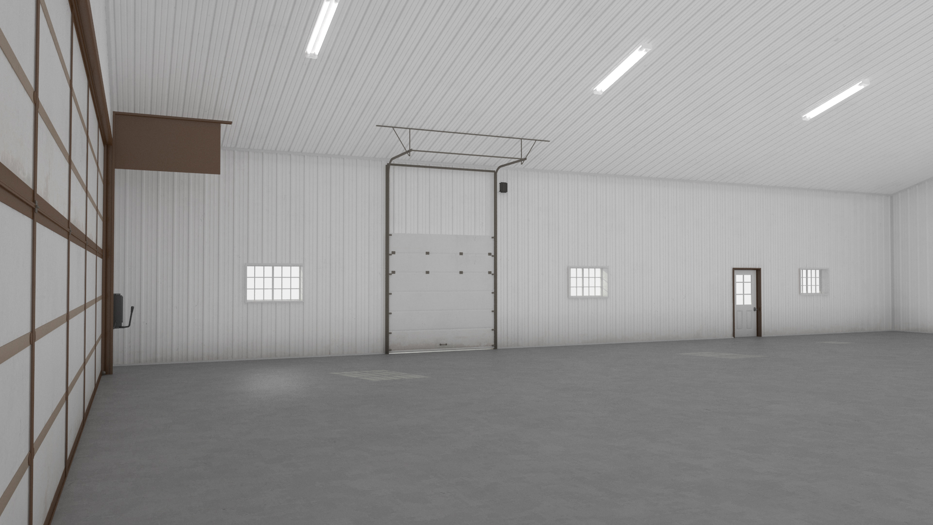 Personal Airplane Hangar 3D model