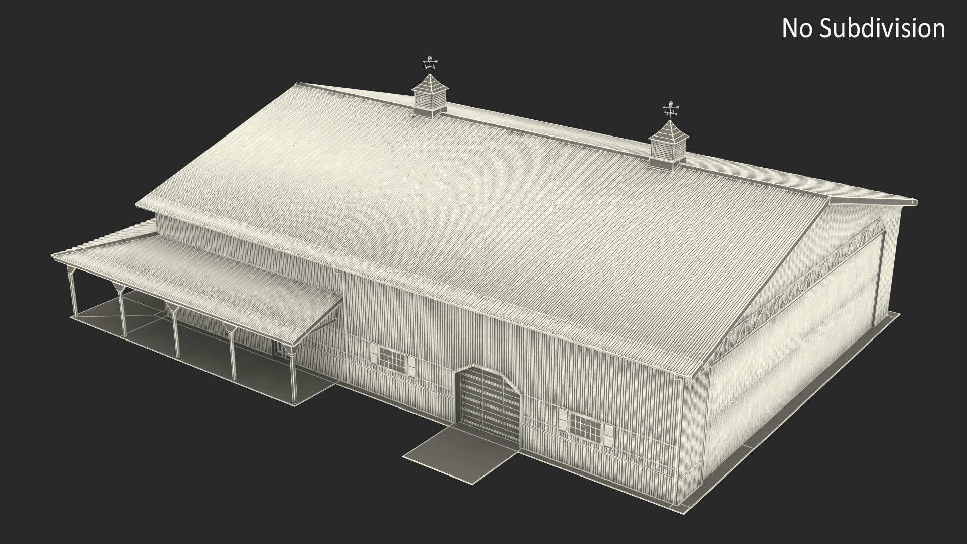 Personal Airplane Hangar 3D model