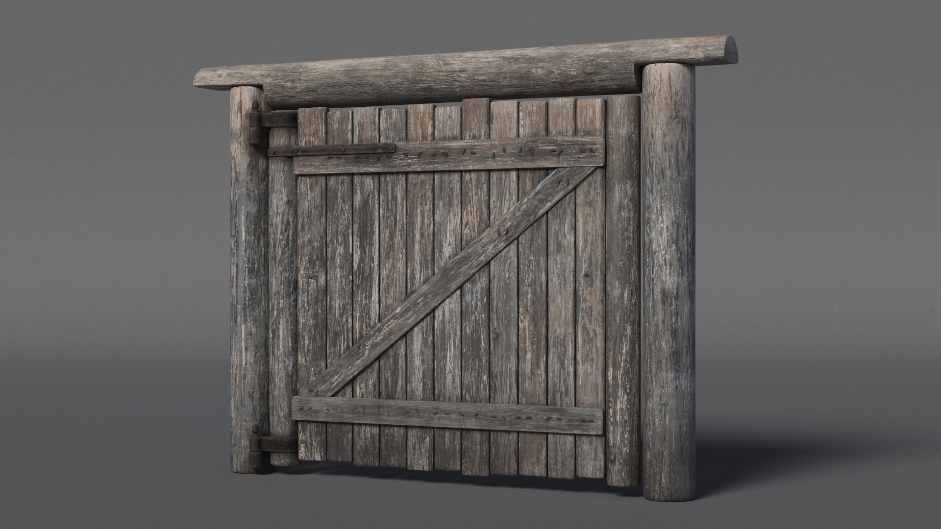 Old Faded Gate 3D model