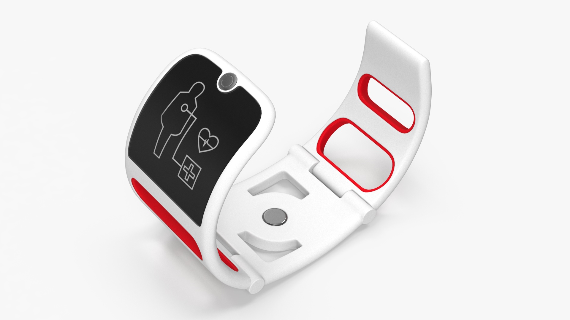 Design Medical Bracelet Red 3D