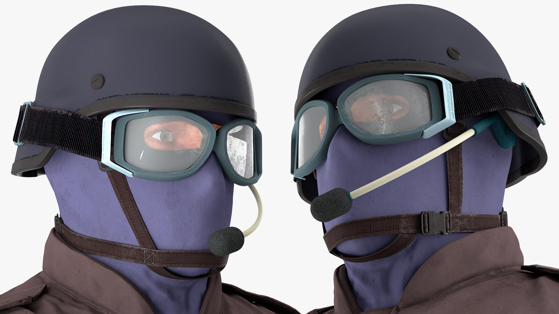 3D Swat Officer Rigged for Maya model