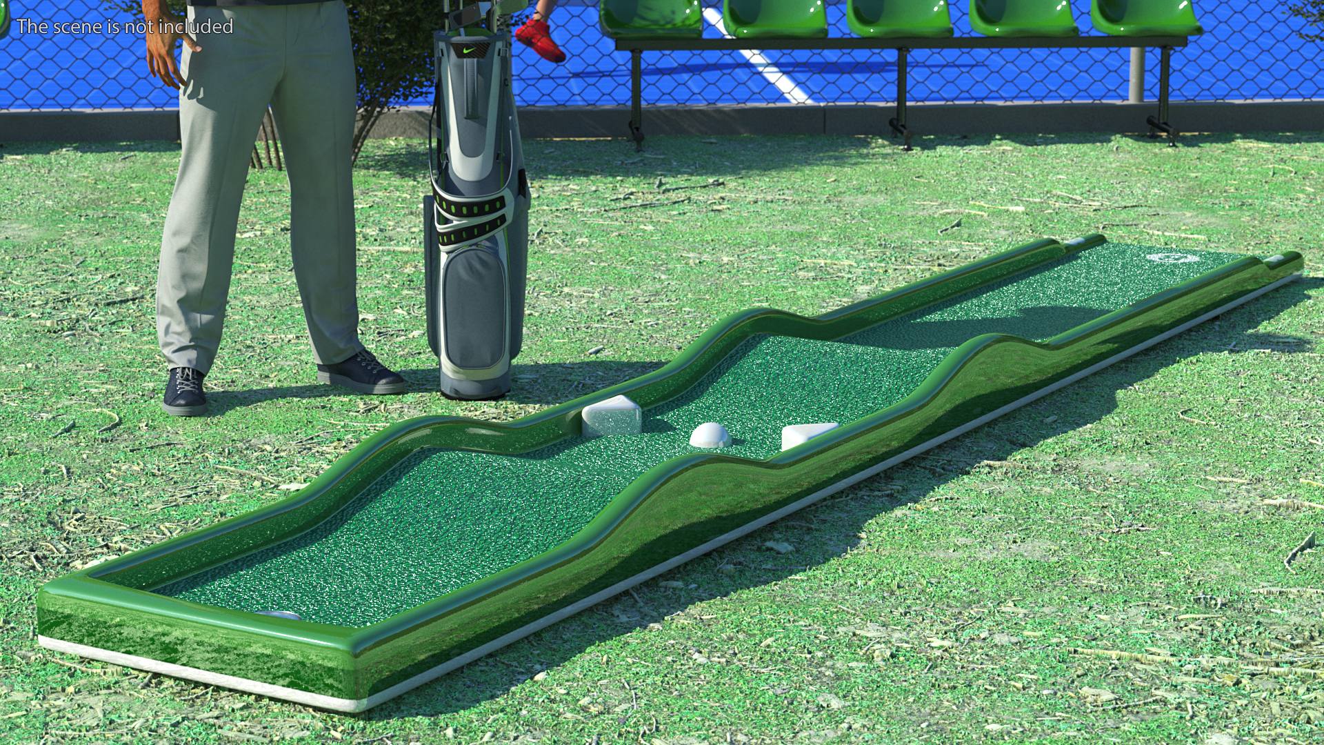 3D model Mini Golf Portable Outdoor Course Hole 8