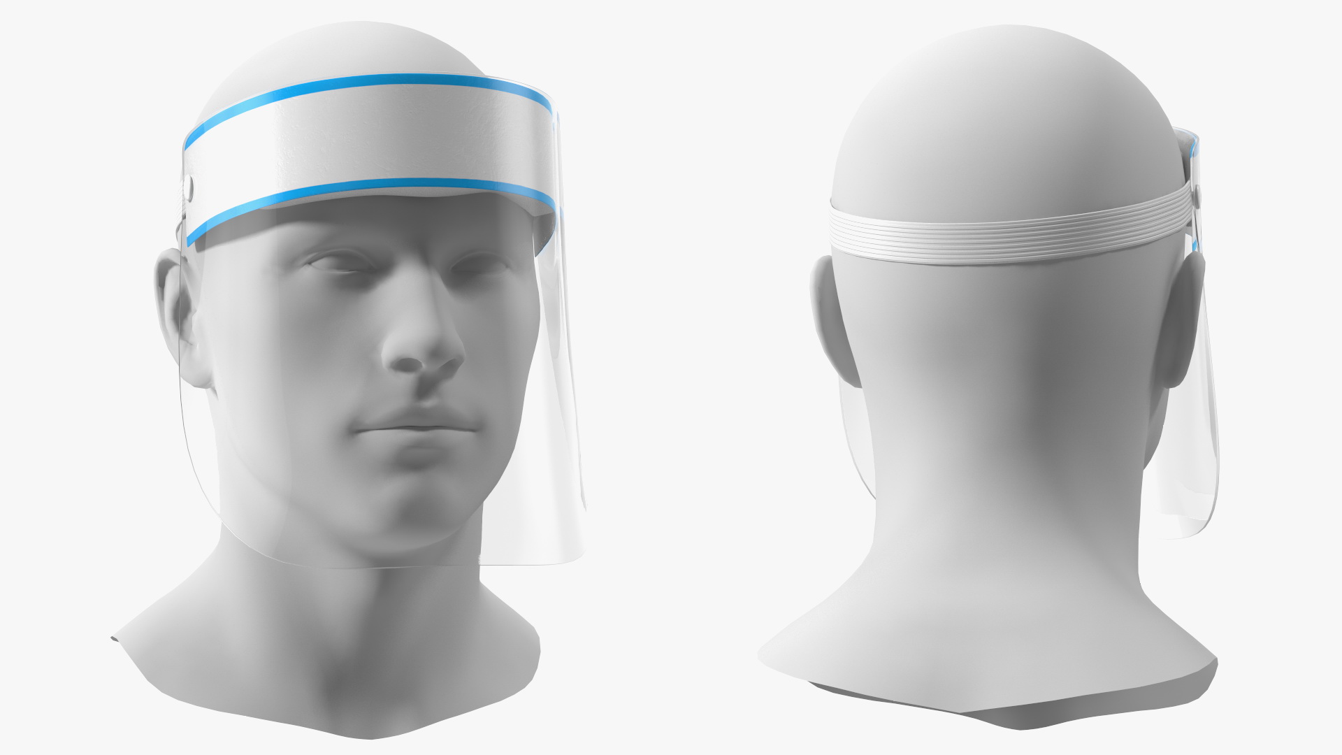 Full Face Shield Visor 3D