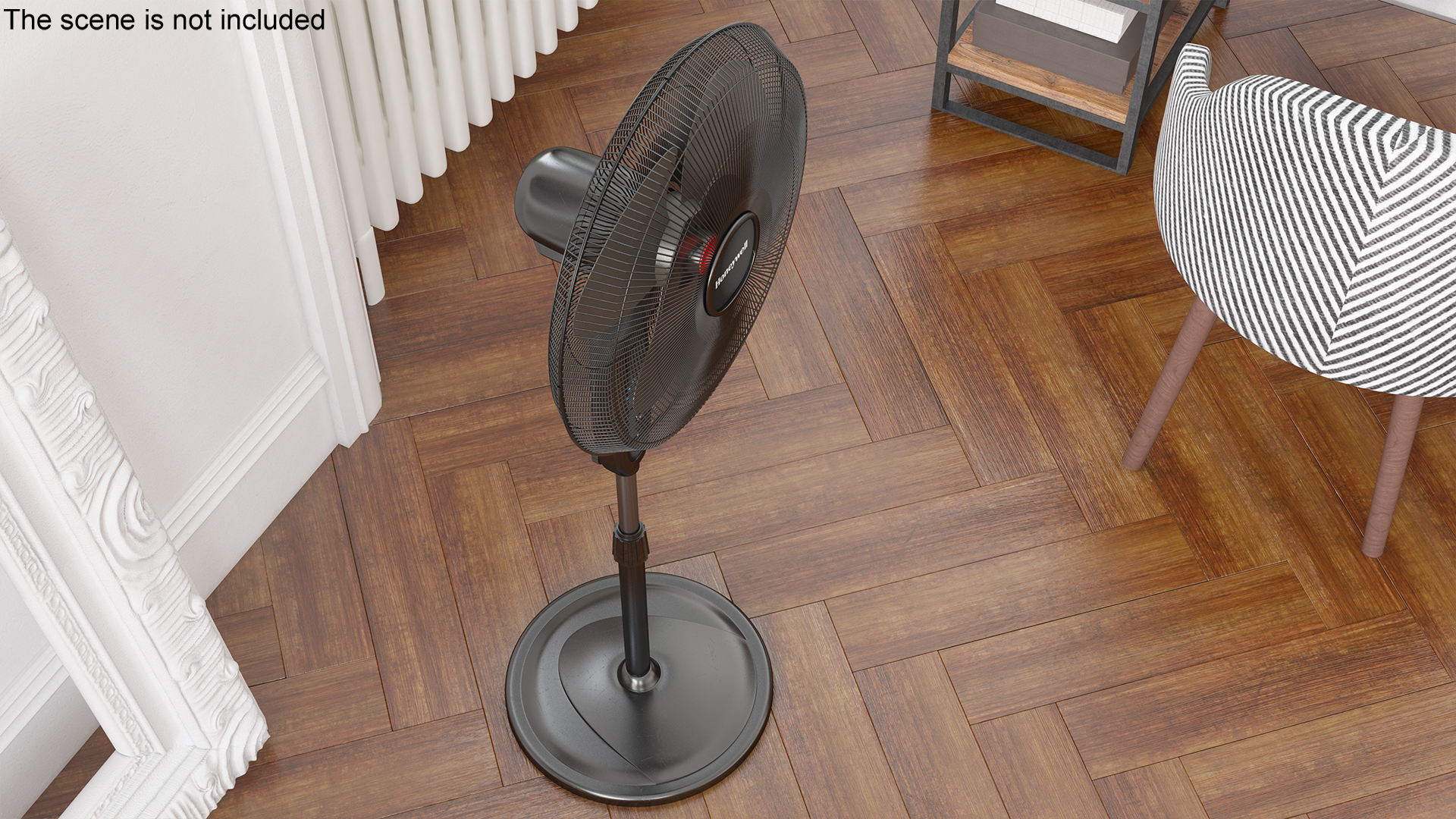 3D model Floor Fan Honeywell Black