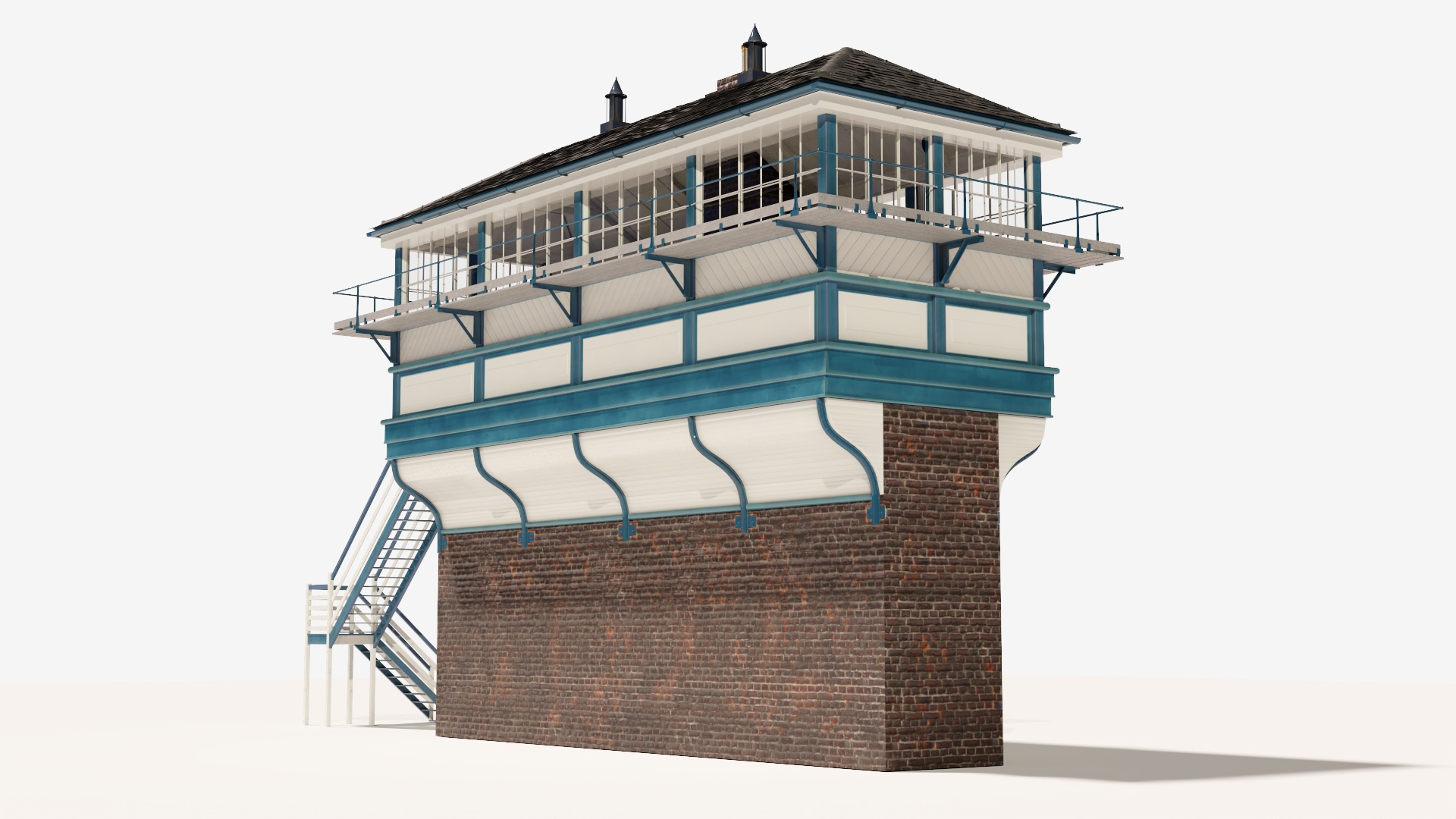 3D Train Signal Box