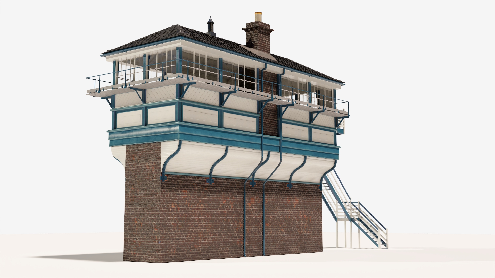 3D Train Signal Box