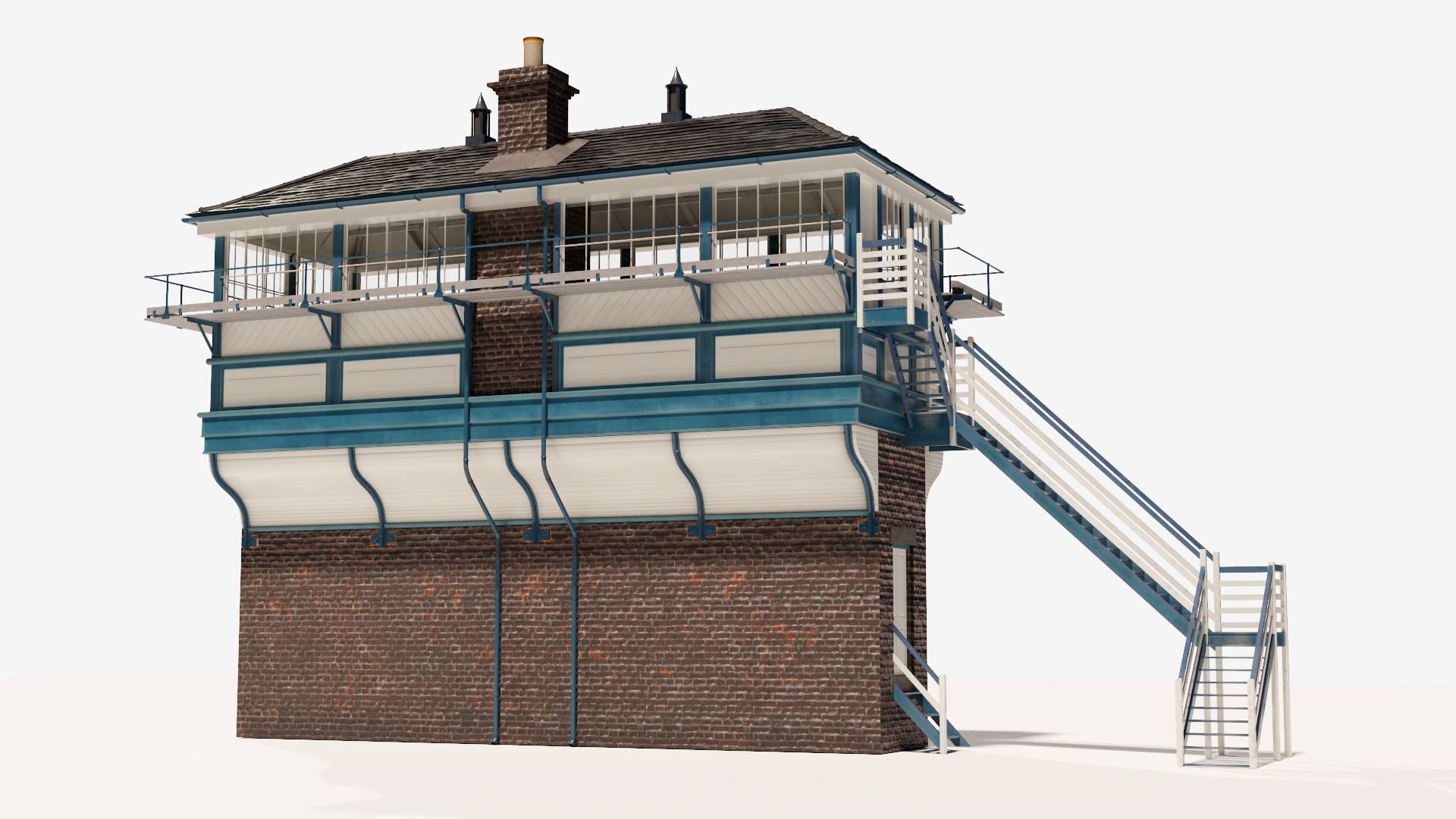 3D Train Signal Box