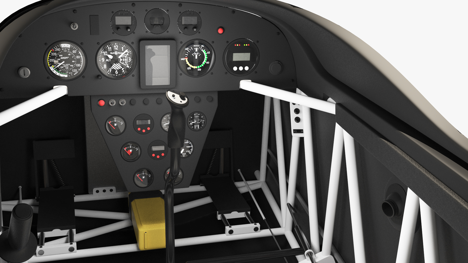 3D Aerobatic Aircraft Cockpit