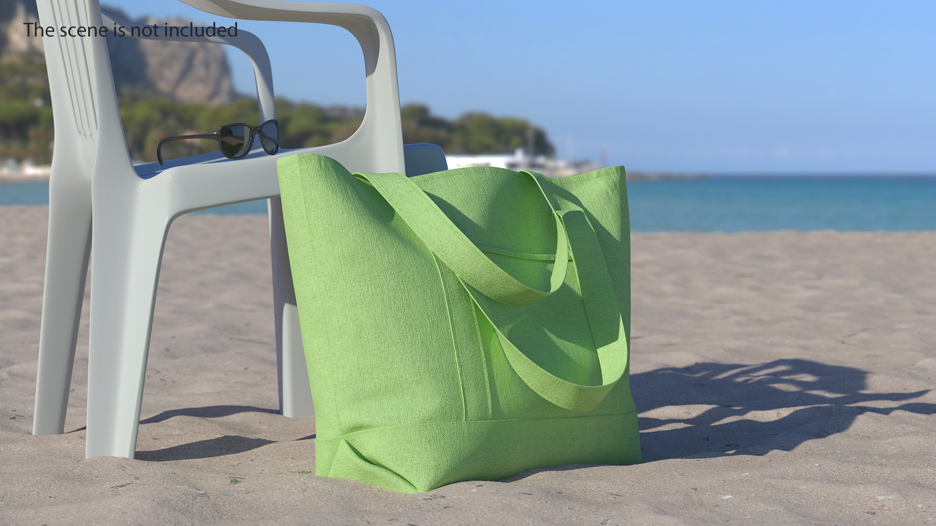 Shopper Bag Green 3D