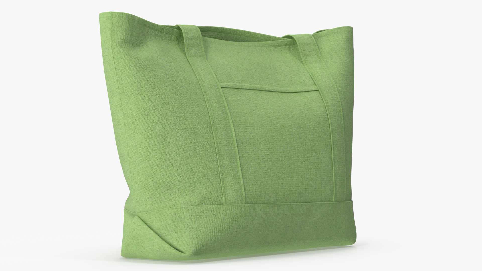 Shopper Bag Green 3D