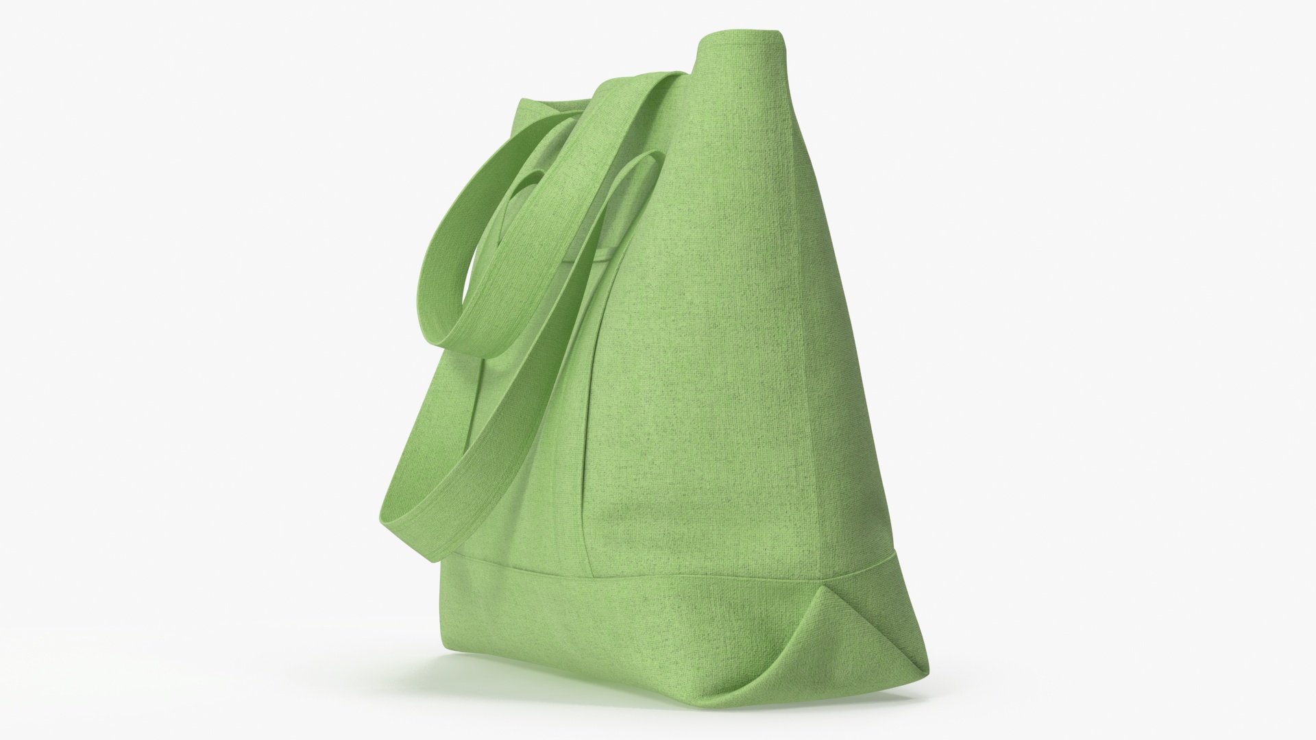 Shopper Bag Green 3D