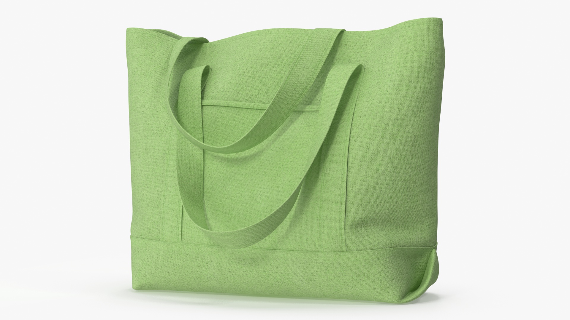 Shopper Bag Green 3D