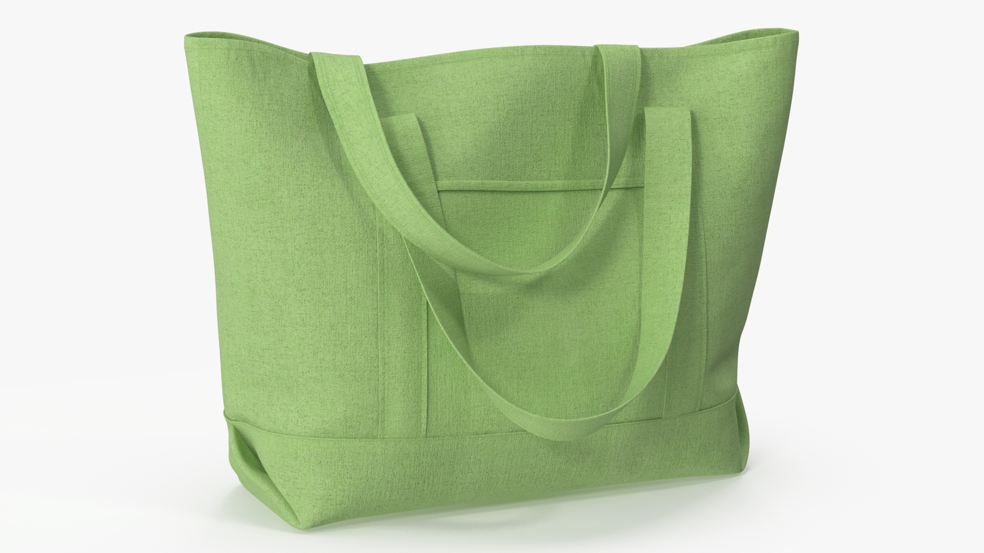 Shopper Bag Green 3D