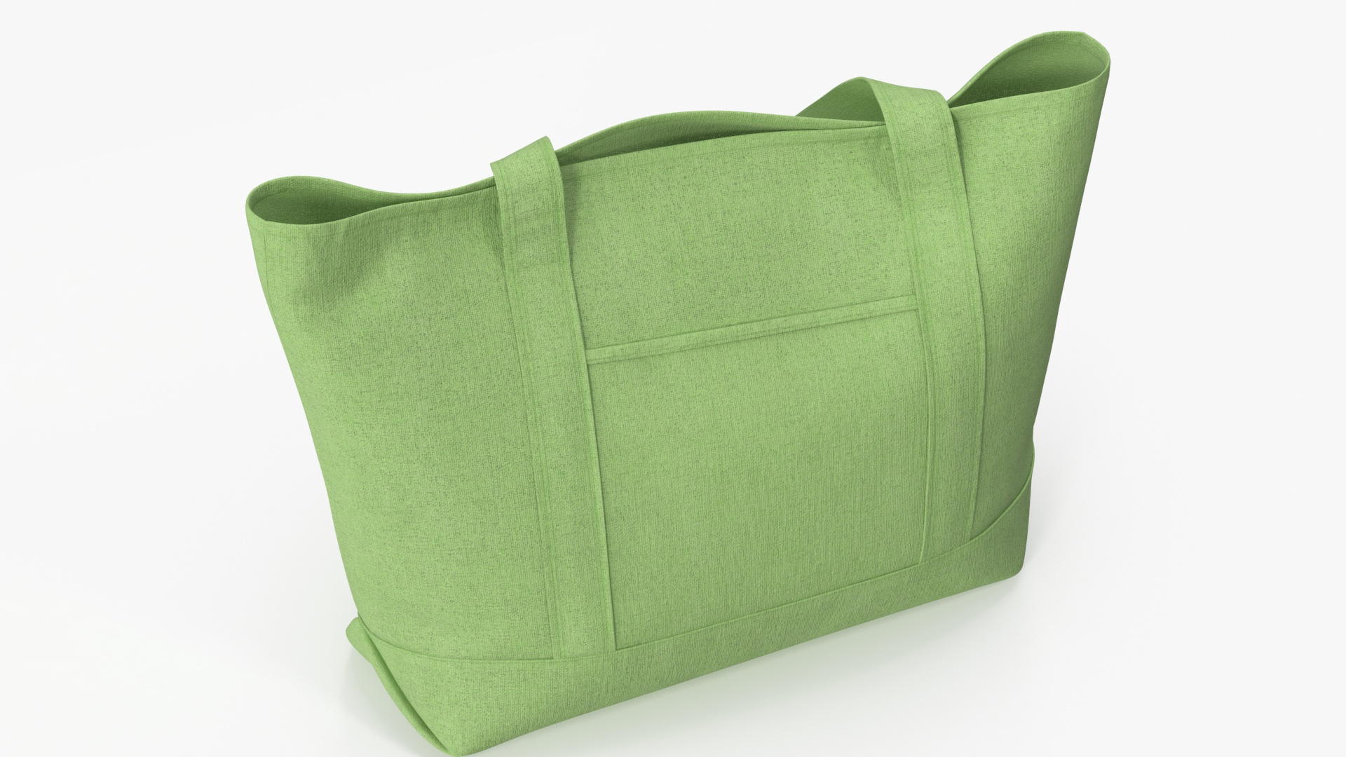 Shopper Bag Green 3D