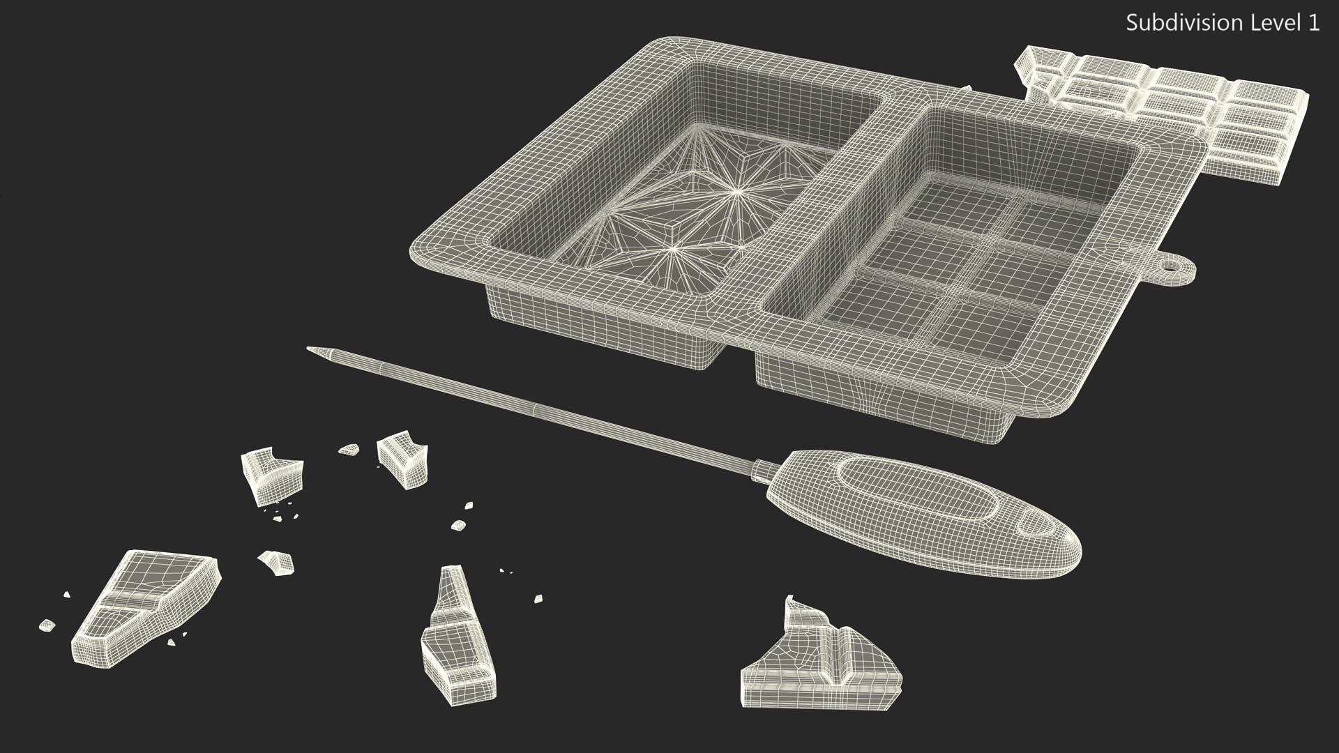 Chocolate Making Kit with Food Thermometer 3D