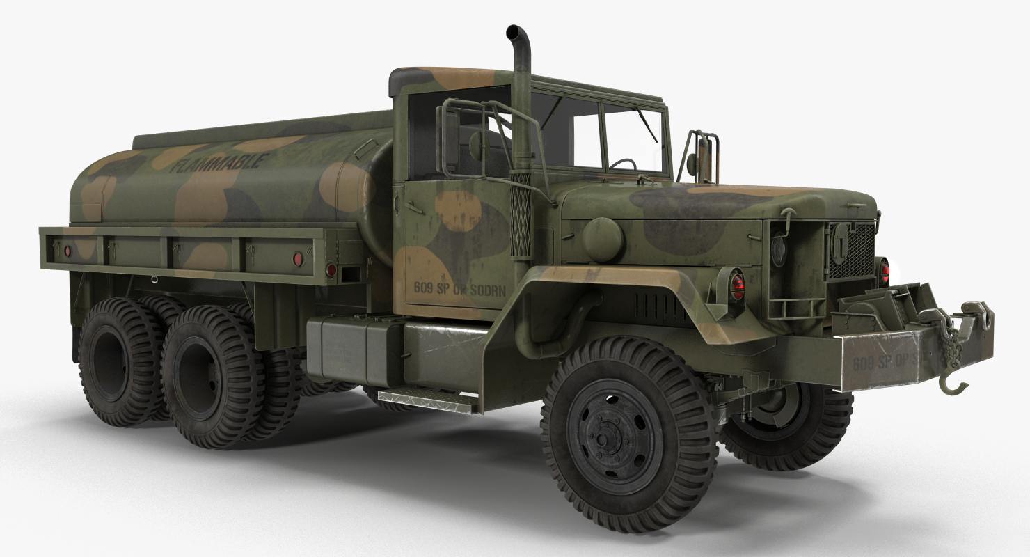 Fuel Tank Truck m49 3D model