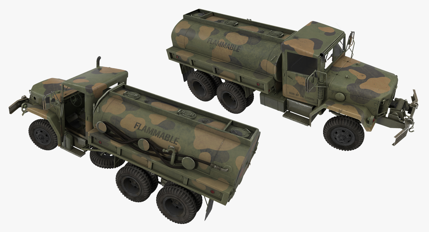 Fuel Tank Truck m49 3D model