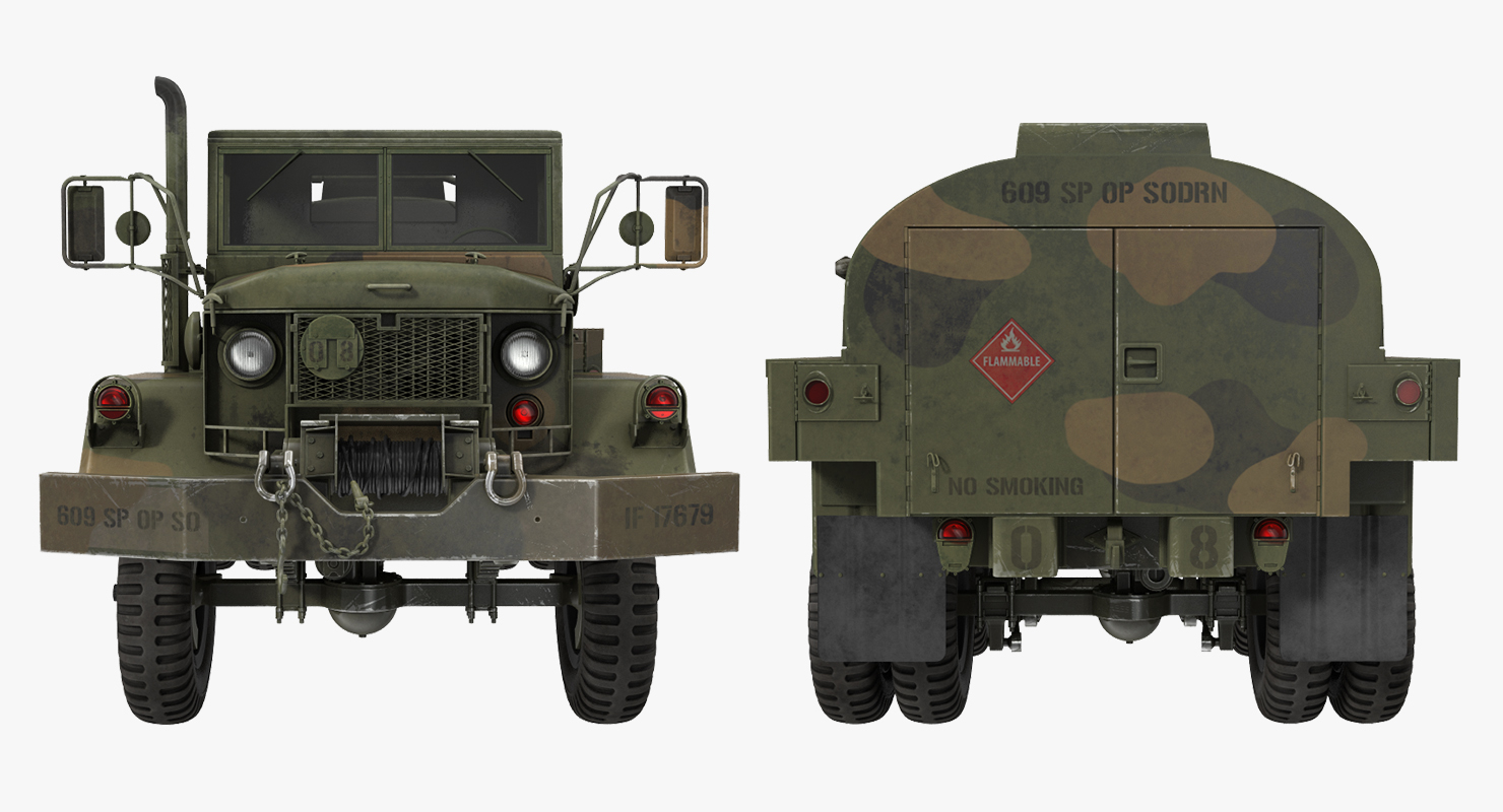 Fuel Tank Truck m49 3D model