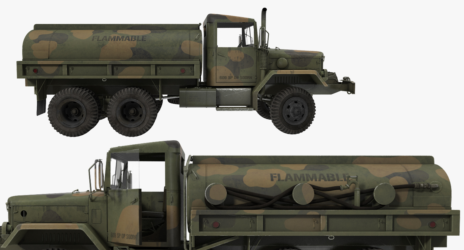 Fuel Tank Truck m49 3D model