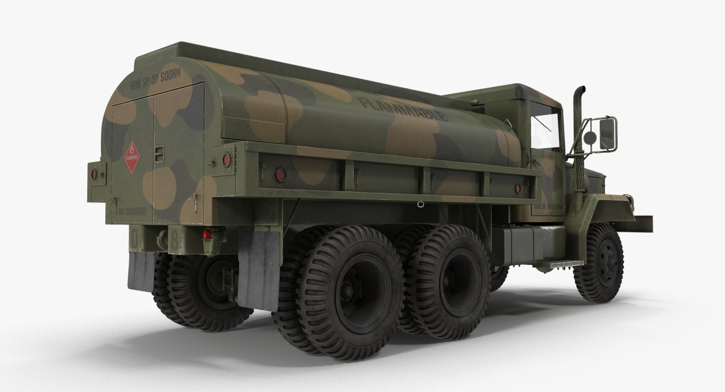 Fuel Tank Truck m49 3D model