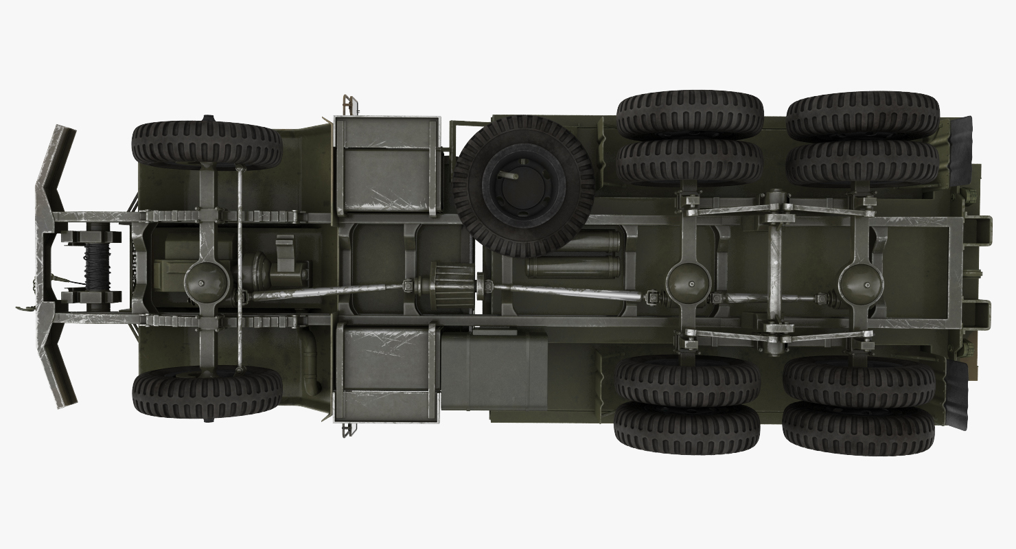 Fuel Tank Truck m49 3D model