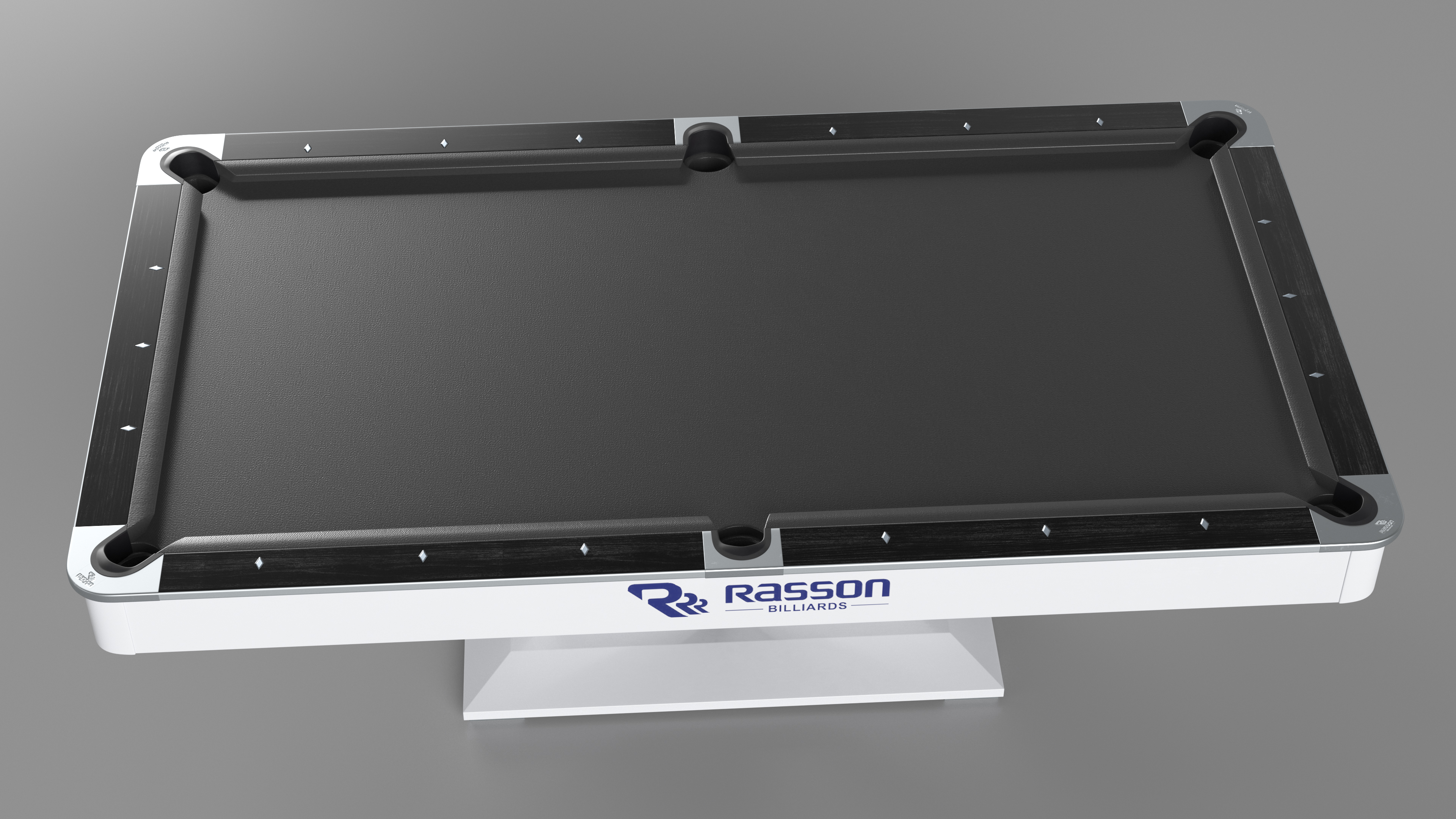 3D Professional Pool Table Rasson Black