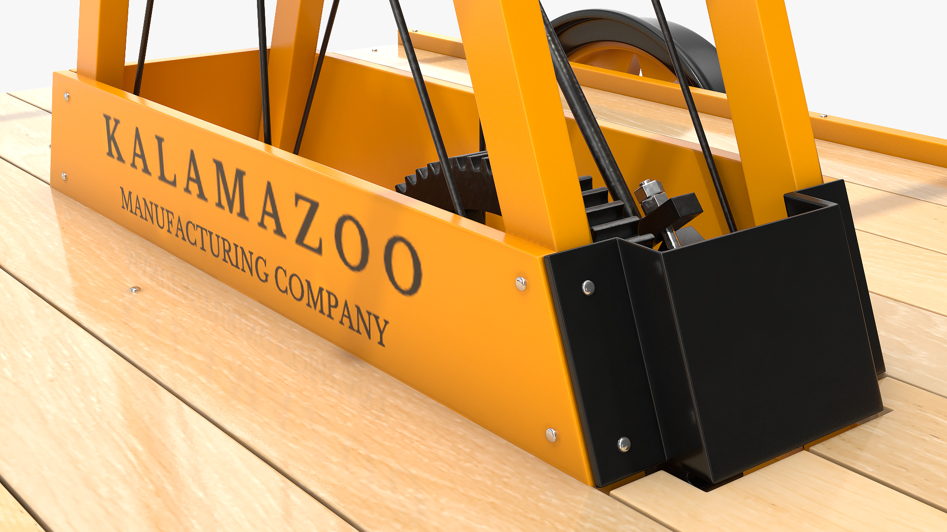 3D model Kalamazoo Railway Handcar