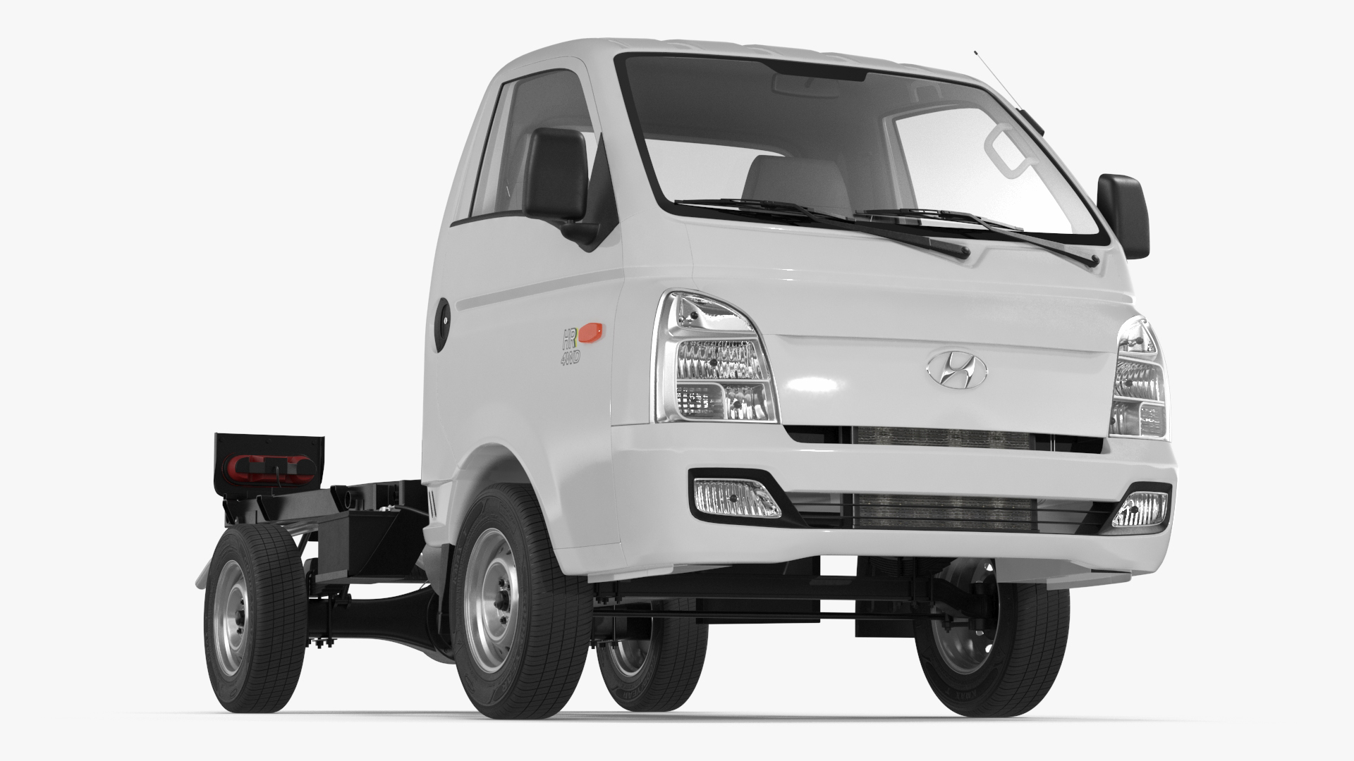 3D Hyundai HR 2023 Bare Chassis model