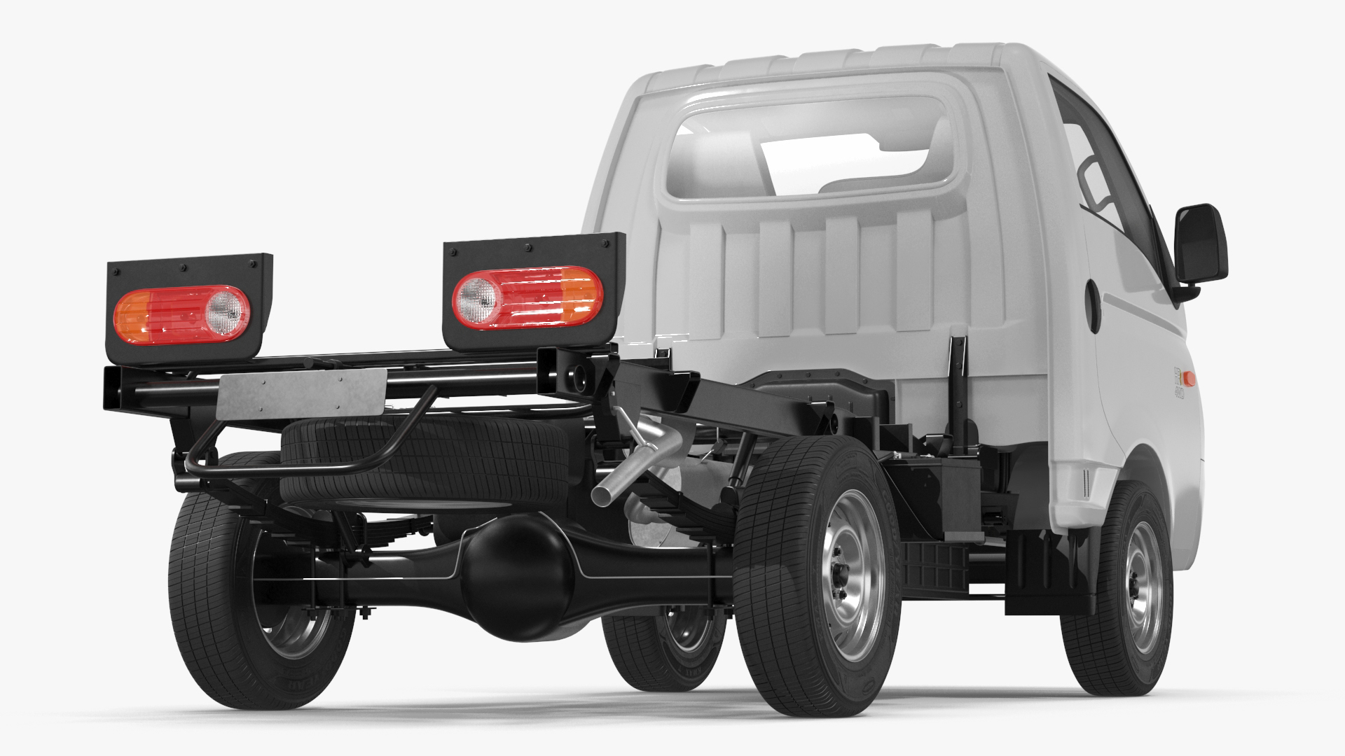 3D Hyundai HR 2023 Bare Chassis model