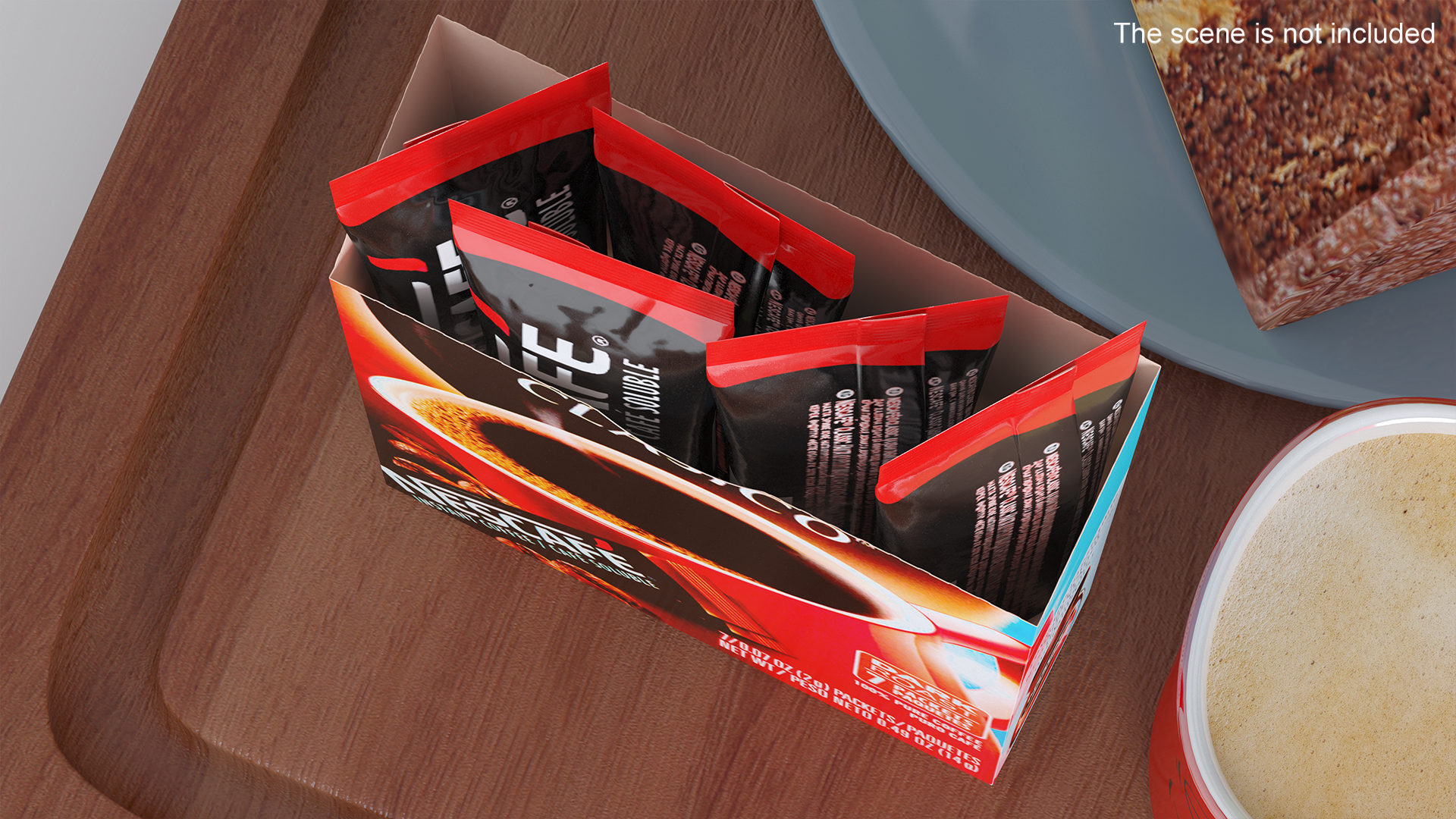 3D Nescafe Clasico Box Opened