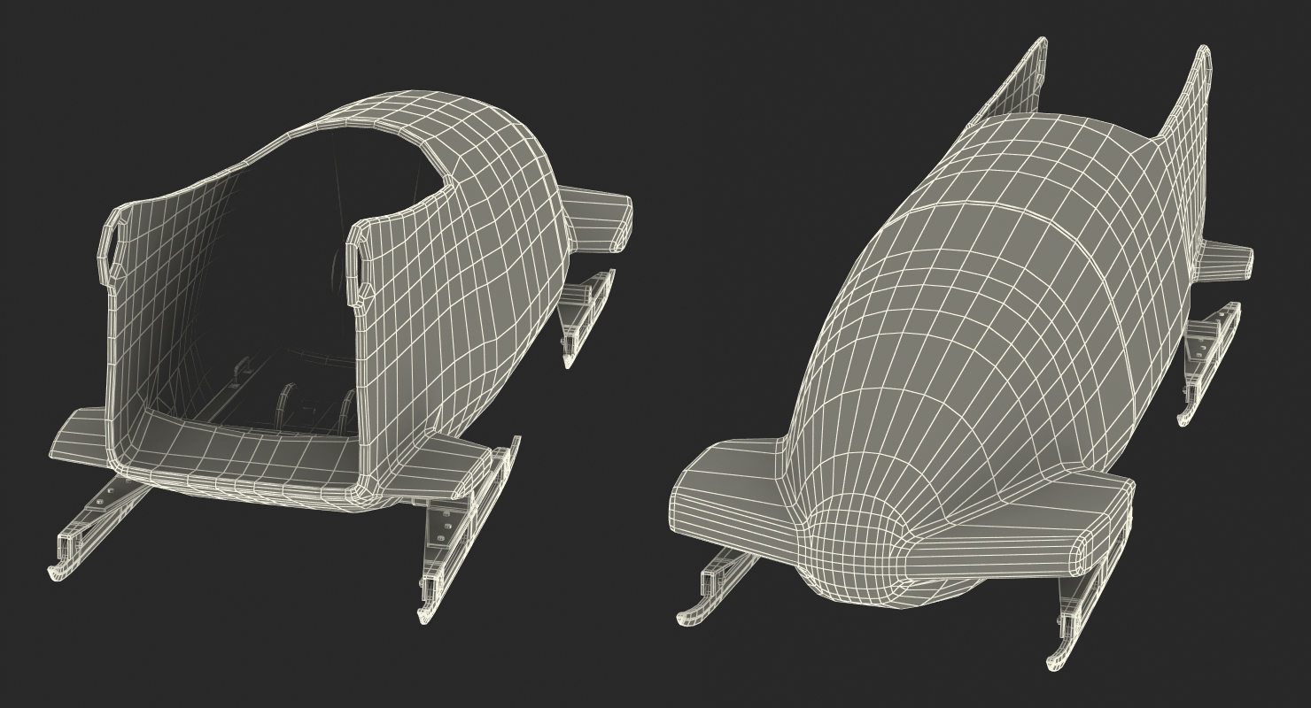 3D Bobsled Two Person Team GB