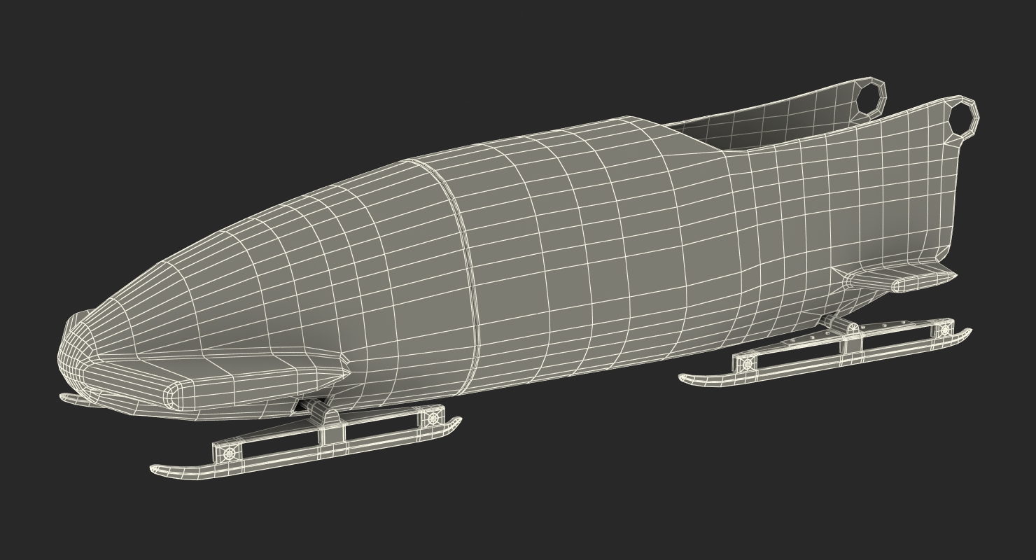 3D Bobsled Two Person Team GB