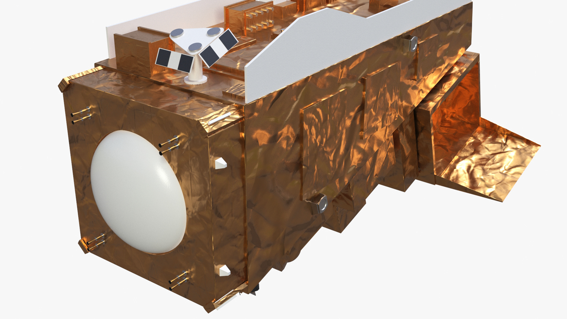 3D model Scientific Satellite